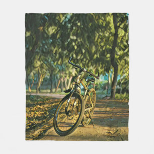 Road cyclist gifts fleece blanket