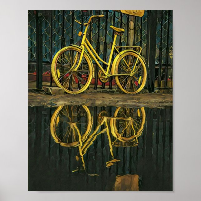 Road cyclist gifts poster (Front)