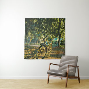 Road cyclist gifts tapestry