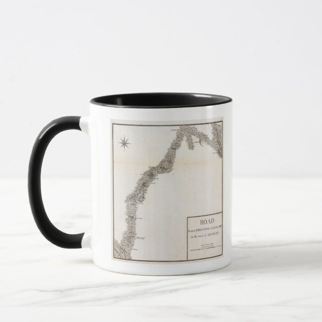 Road from Limestone to Frankfort Mug (Left)