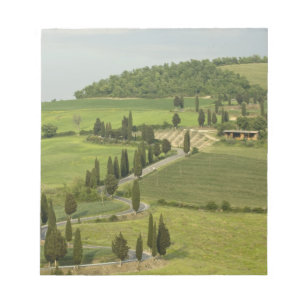 Road from Pienza to Montepulciano, Notepad