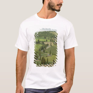 Road from Pienza to Montepulciano, T-Shirt