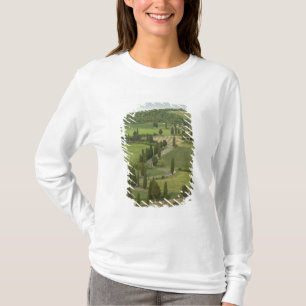 Road from Pienza to Montepulciano, T-Shirt