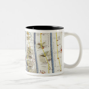 Road from Whitby to Durham Two-Tone Coffee Mug