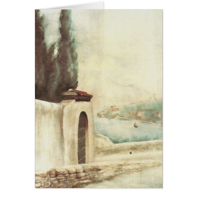 Road Gargnano to San Gaudenzio, D.H. Lawrence (Front)