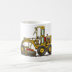 Road Grader Dirt Scraper Construction Mugs