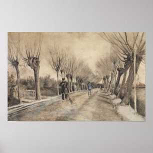 Road in Etten (1881) by Vincent Van Gogh. Small Poster