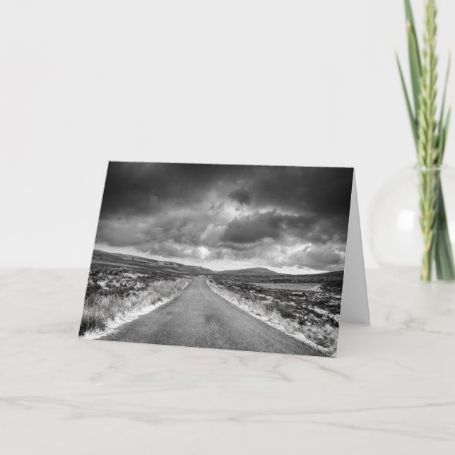 Road in Rainstorm Card (Front)