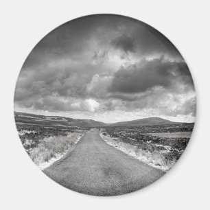 Road in Rainstorm Magnet