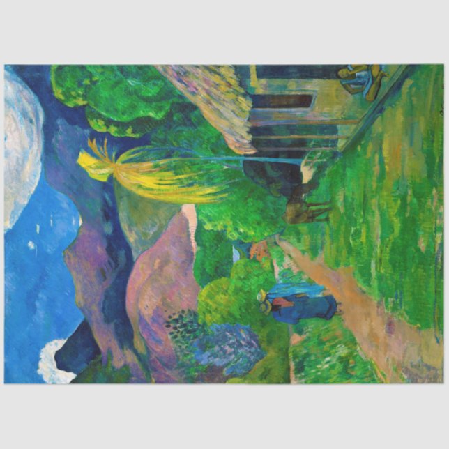Road in Tahiti, Gauguin Tissue Paper (Front)