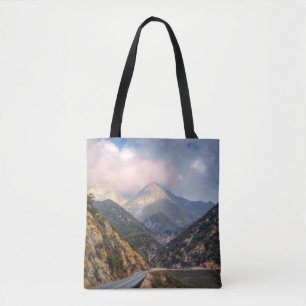Road Into the Quiet Landscape Photo Wall Art Print Tote Bag