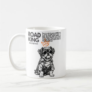 Road King Biker Dog Mug Motorcycle Gift