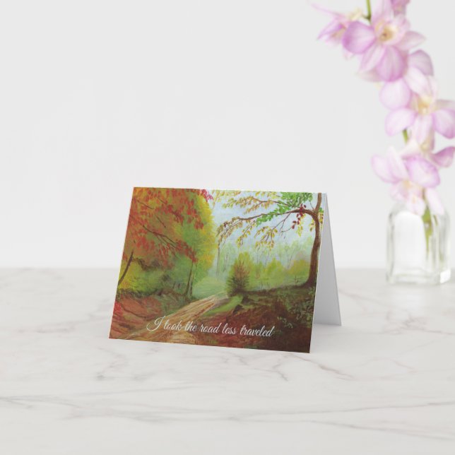 Road Less Traveled Card (Orchid)