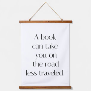 Road Less Travelled Wood Topped Wall Tapestry