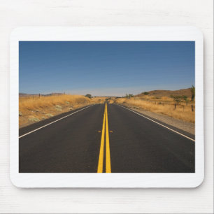 Road - Long Highway Mouse Pad