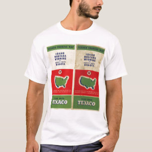 Road map Idaho, Mont, Wyo T-Shirt