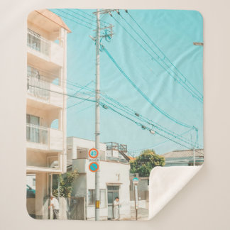 ROAD NEAR HOUSE SHERPA BLANKET