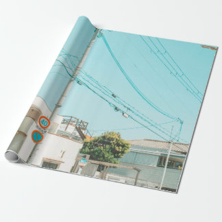 ROAD NEAR HOUSE WRAPPING PAPER