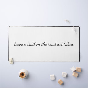 Road Not Taken Desk Mat