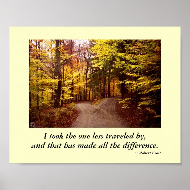 Road Not Taken print (Front)