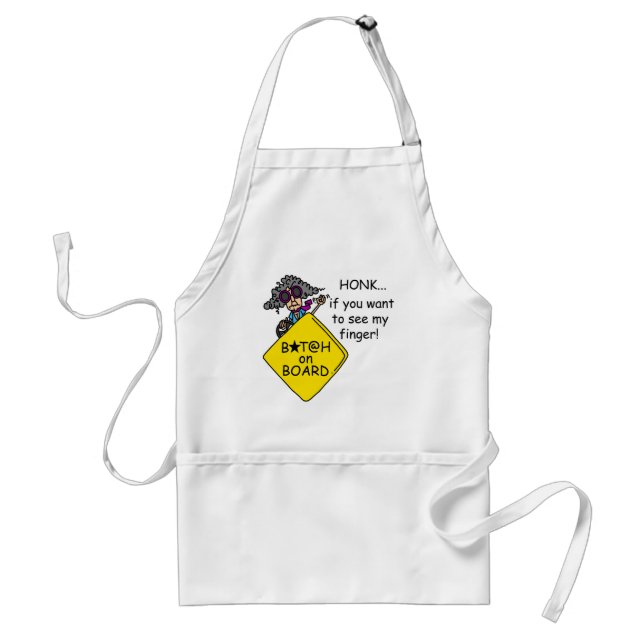 Road Rage Humour Standard Apron (Front)
