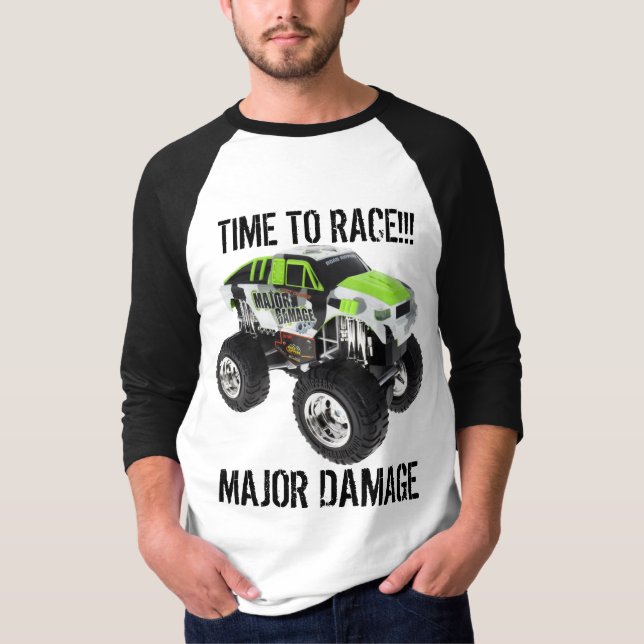 Road Rippers Major Damage Monster Truck Shirt (Front)