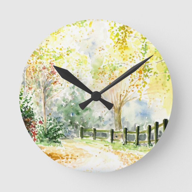 Road Round Clock (Front)