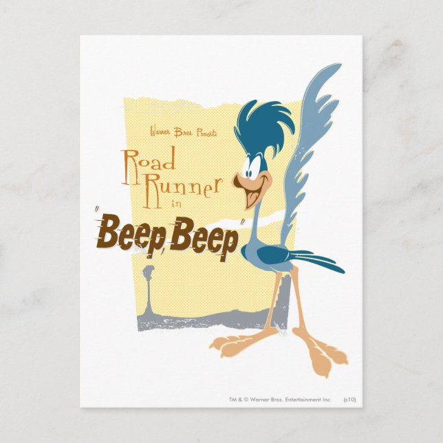 ROAD RUNNER™ BEEP BEEP!™ POSTCARD (Front)
