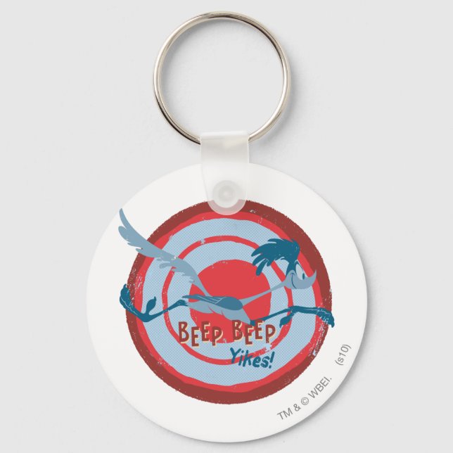 ROAD RUNNER™ BEEP BEEP!™ Yikes! Key Ring (Front)