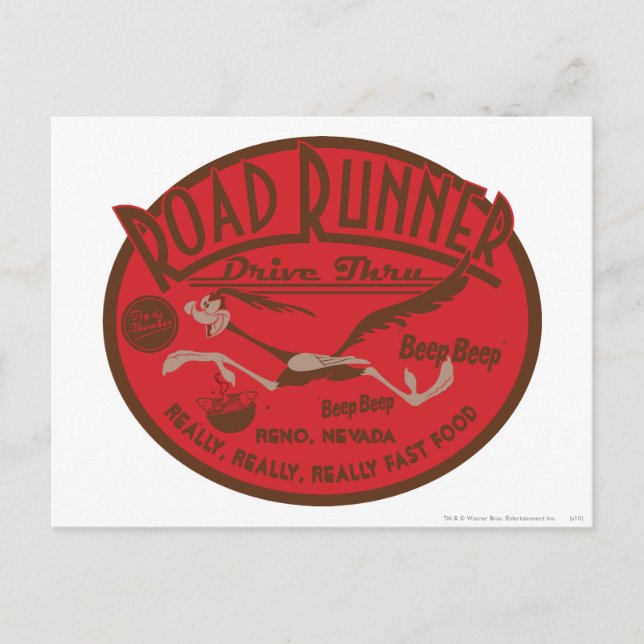 ROAD RUNNER™ Drive Thru 2 Postcard (Front)