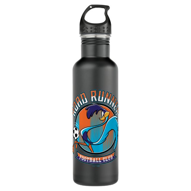 ROAD RUNNER™ Football Club Badge 710 Ml Water Bottle (Front)