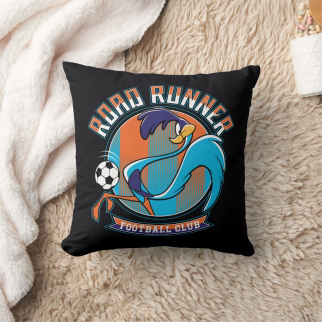 ROAD RUNNER™ Football Club Badge Cushion (Blanket)