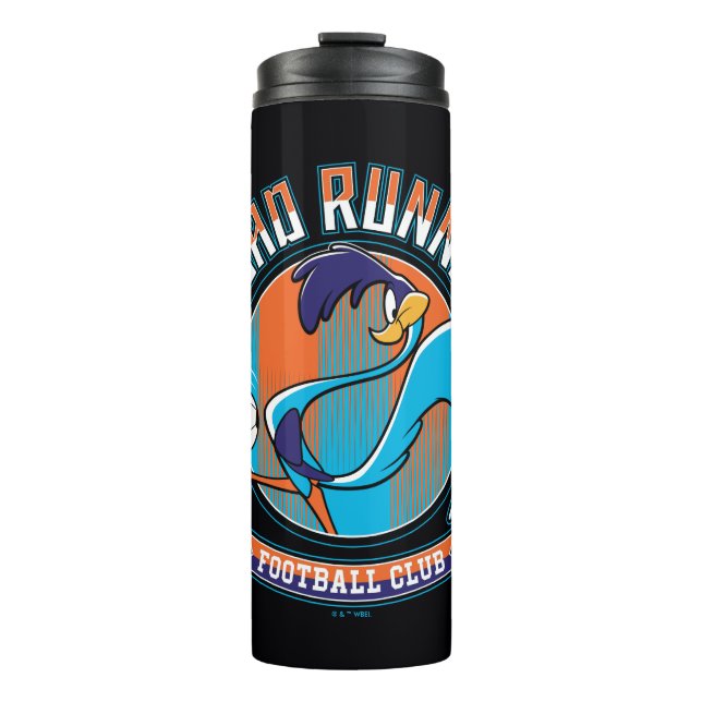 ROAD RUNNER™ Football Club Badge Thermal Tumbler (Front)