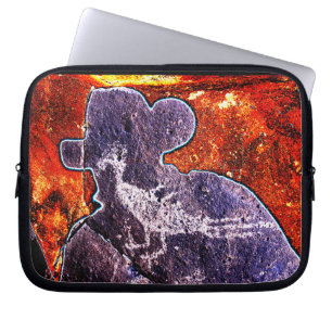 Road Runner Petroglyph and a New Mexican Laptop Sleeve
