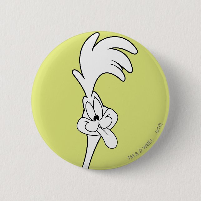 ROAD RUNNER™ Tongue 6 Cm Round Badge (Front)
