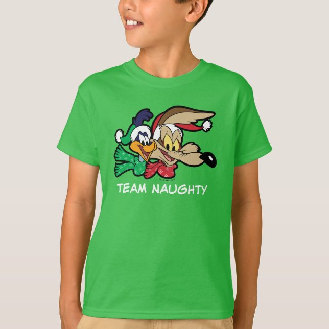 ROAD RUNNER™ & Wile E. Coyote "Team Naughty" T-Shirt (Front)