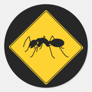 Road Sign- Ant Sticker