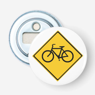 Road Sign Bicycle Bottle Opener