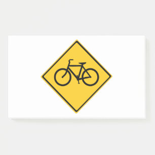 Road Sign Bicycle Post-it Notes