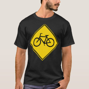 Road Sign Bicycle T-Shirt