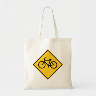 Road Sign Bicycle Tote Bag