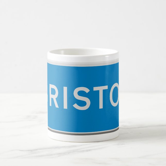 Road sign Bristol Coffee Mug (Center)