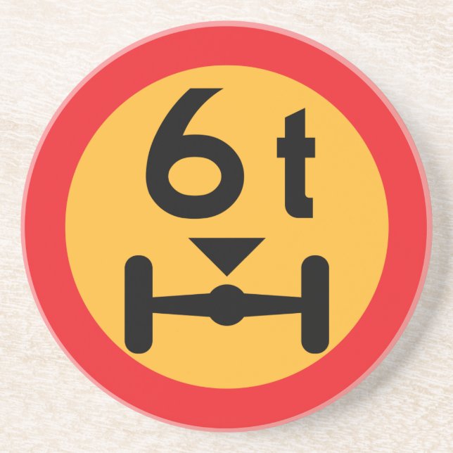 Road sign coaster (Front)