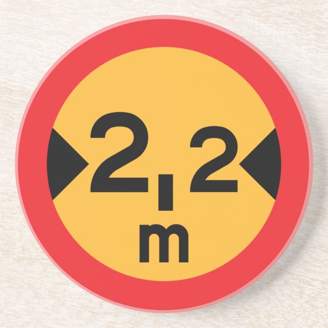 Road sign coaster (Front)