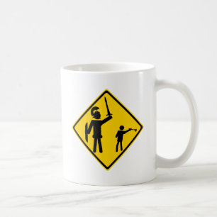 Road Sign David and Goliath Coffee Mug