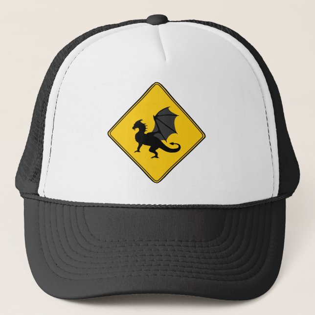 Road Sign- Dragon Hat (Front)