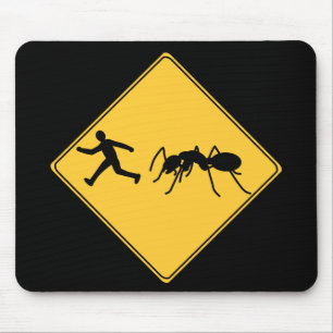 Road Sign- Giant Ant Mouse Pad