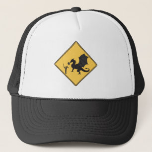 Road Sign- Knight & Dragon Hat