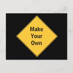 Road Sign- Make Your Own Postcard