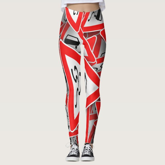 ROAD SIGNS 2 LEGGINGS (Front)